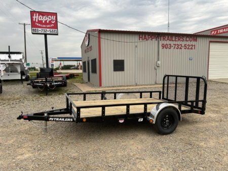 2026 PJ 77"x12' Single Axle Utility Trailer - U7