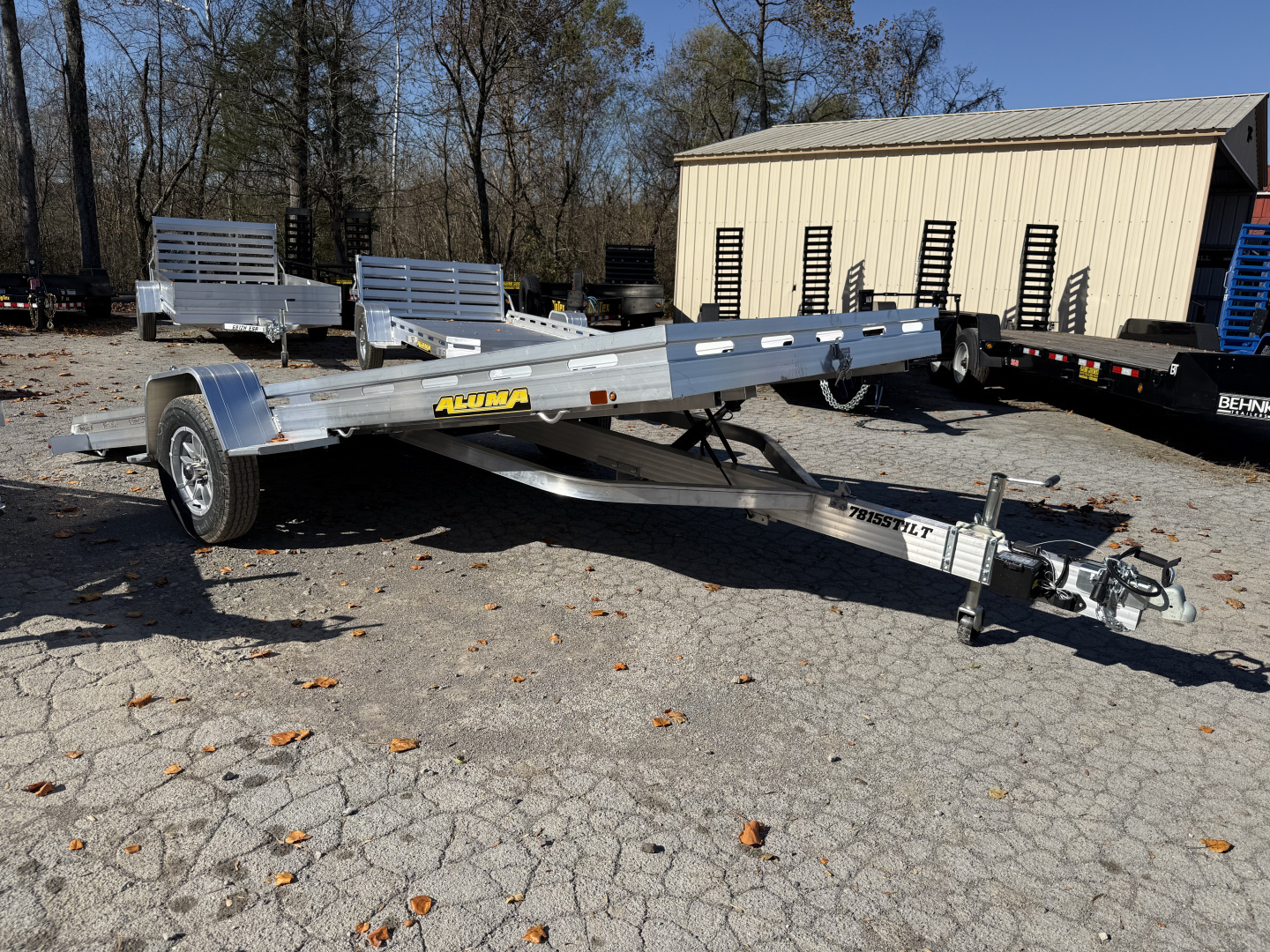 New 2026 Aluma 7815 TILT-S-EL Utility Trailer