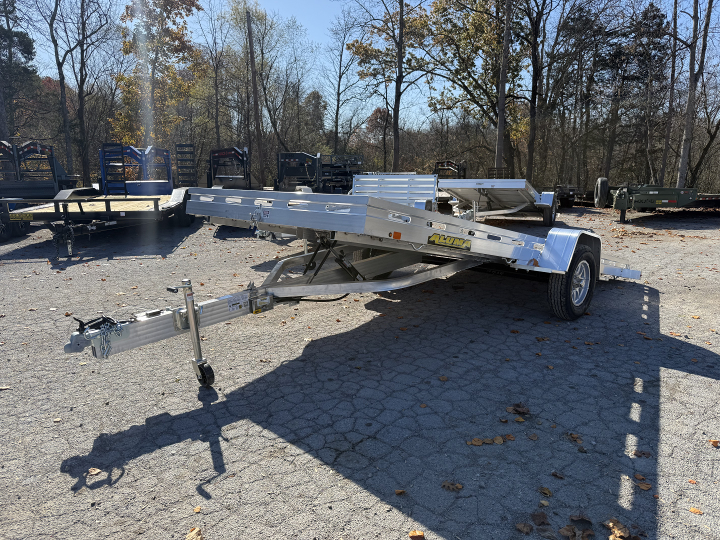 New 2026 Aluma 7815 TILT-S-EL Utility Trailer