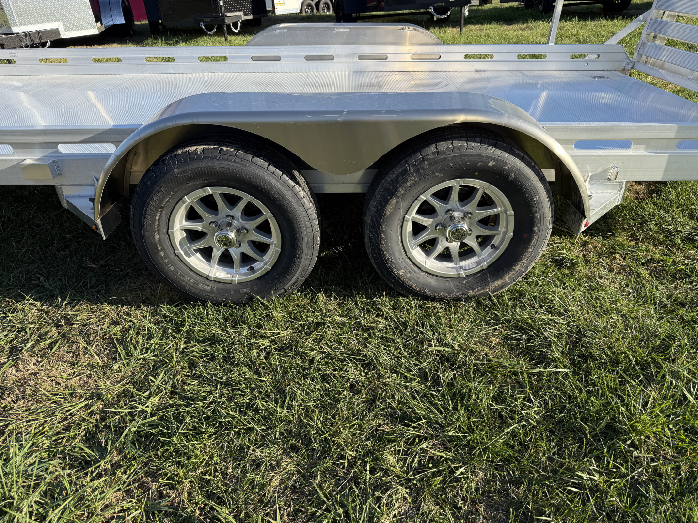 New 2026 Aluma 7816TA-EL-RTD Utility Trailer