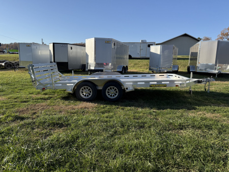 New 2026 Aluma 7816TA-EL-RTD Utility Trailer