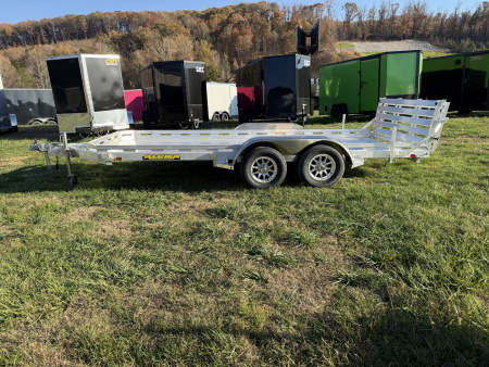 New 2026 Aluma 7816TA-EL-RTD Utility Trailer