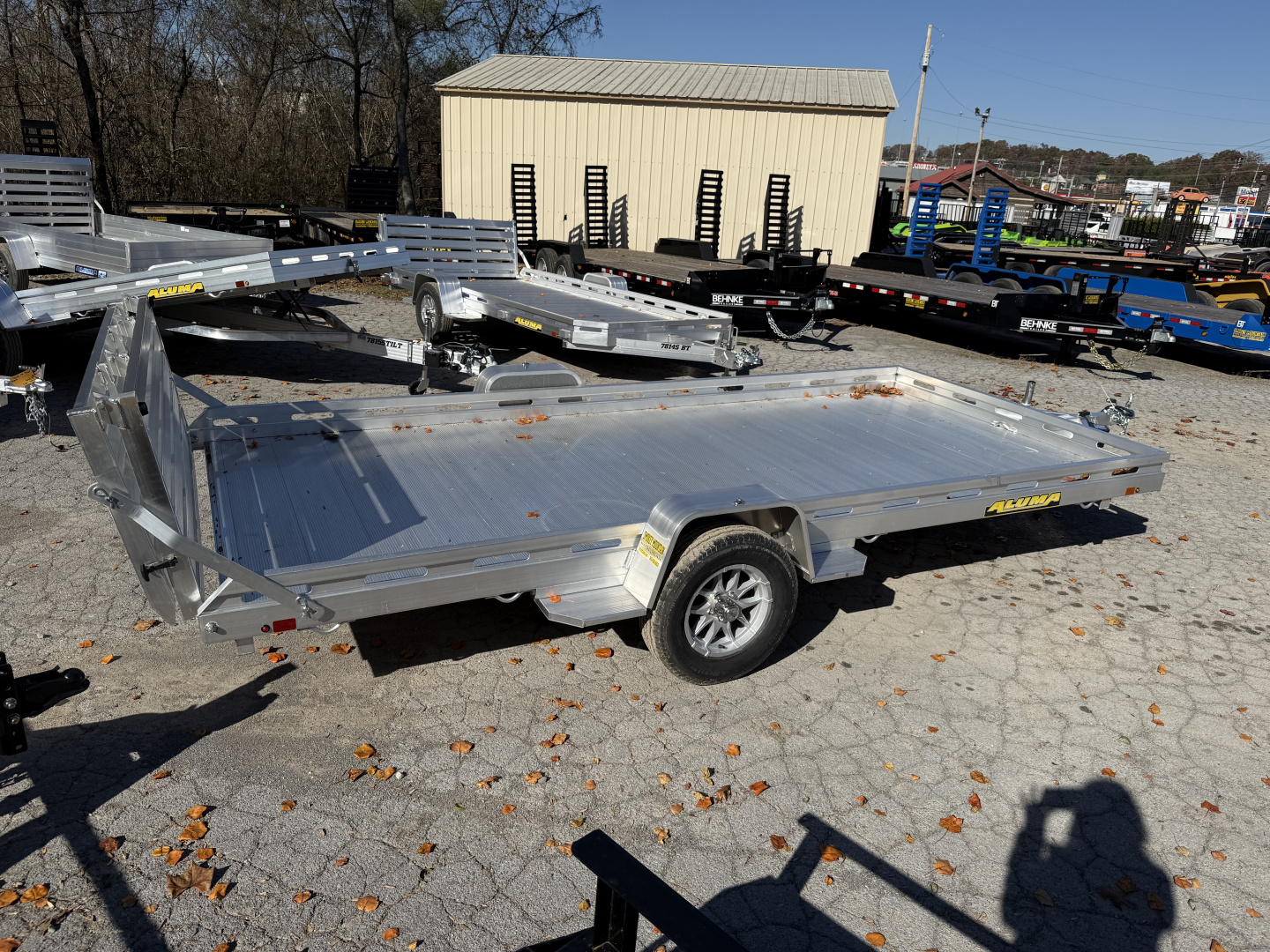 New 2026 Aluma 8015S-EL-BT Utility Trailer