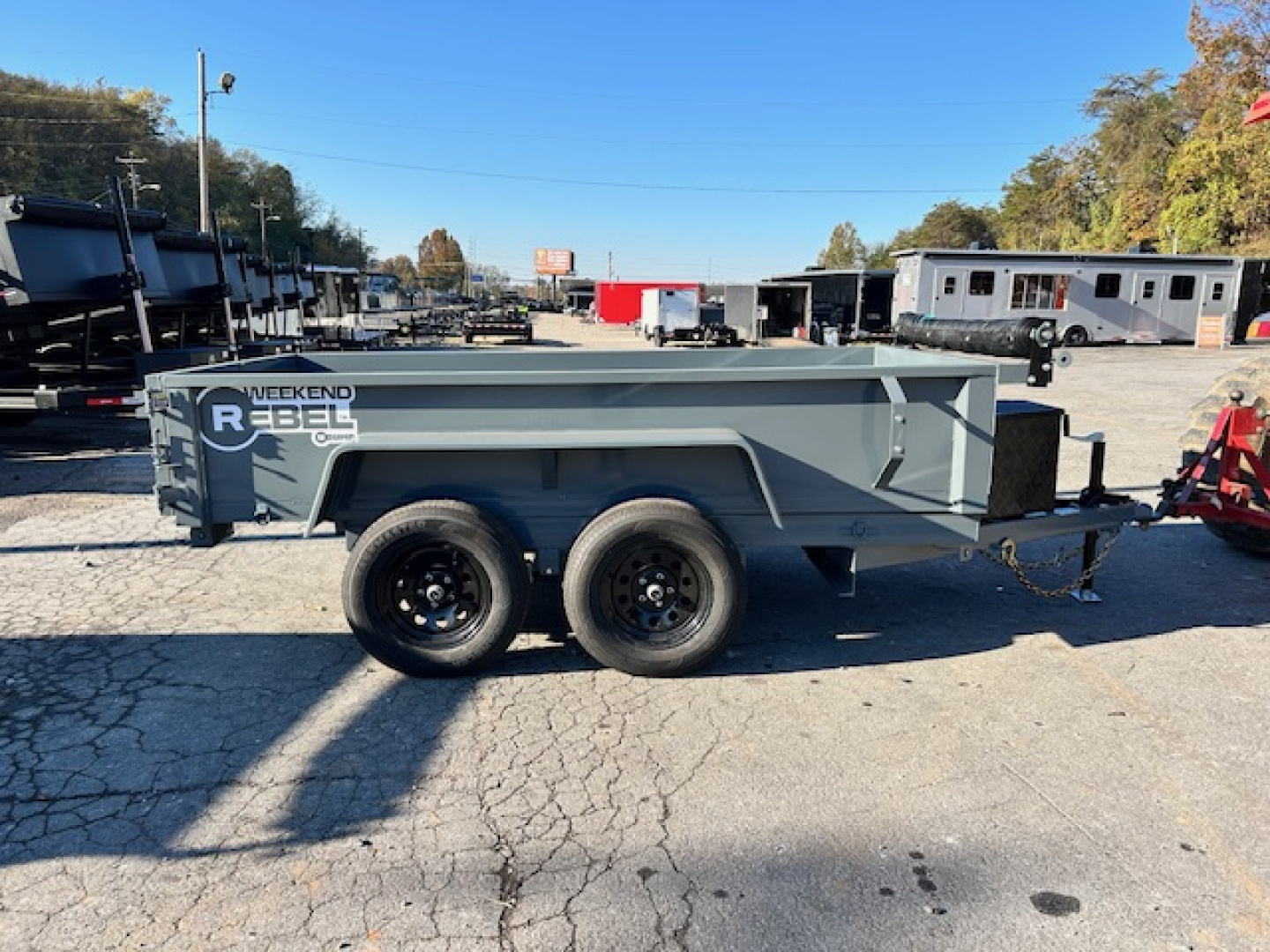 New 2026 U-Dump 5x10 7k 19"sides Dump Trailer