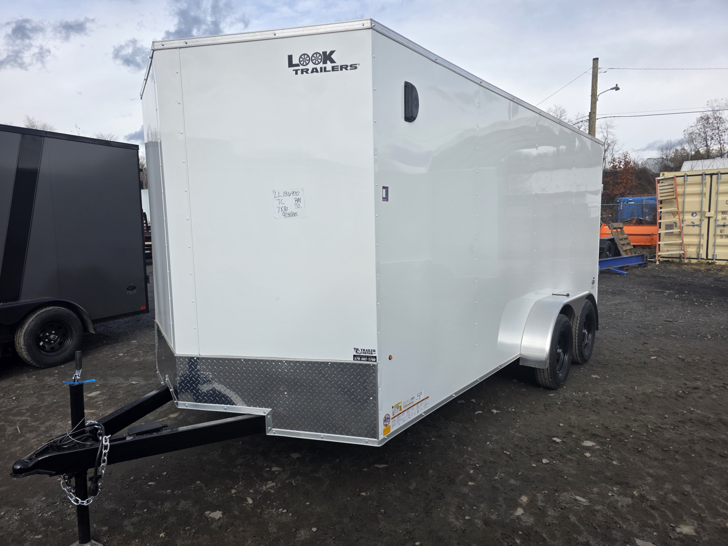 New 2026 Look Trailers ST DLX 7X16 7K - RAMP Cargo / Enclosed Trailer