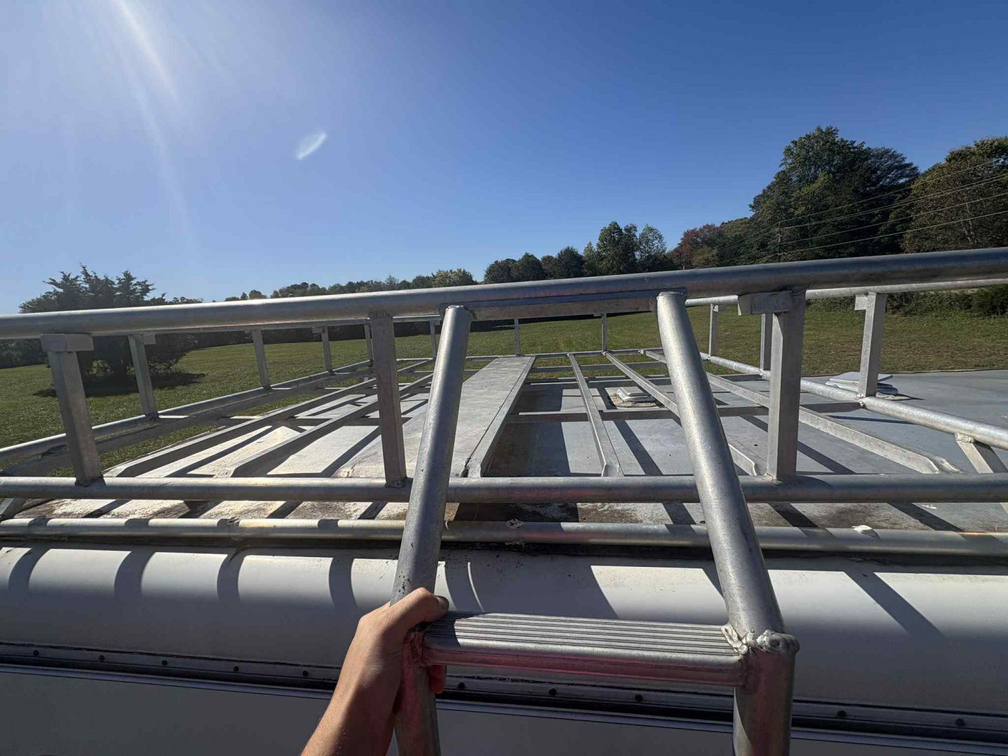 Used 2015 Bison Trailers TRAIL HAND Horse Trailer