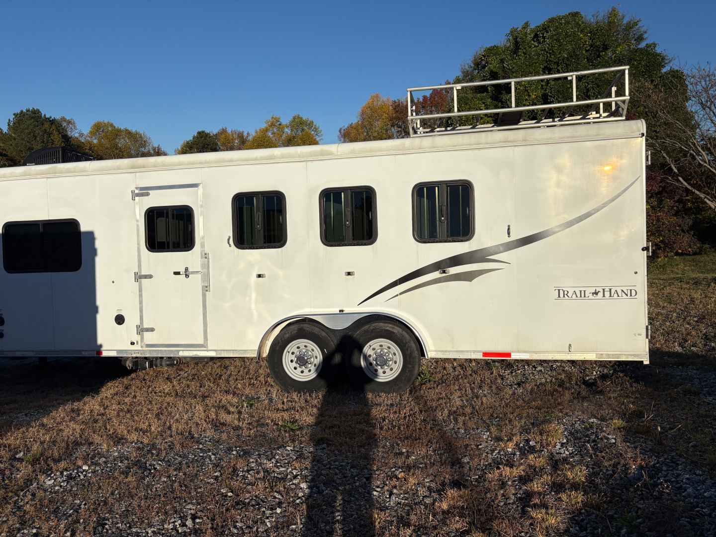 Used 2015 Bison Trailers TRAIL HAND Horse Trailer