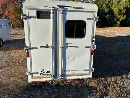 Used 2015 Bison Trailers TRAIL HAND Horse Trailer