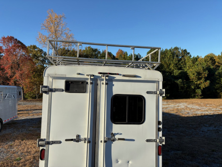 Used 2015 Bison Trailers TRAIL HAND Horse Trailer