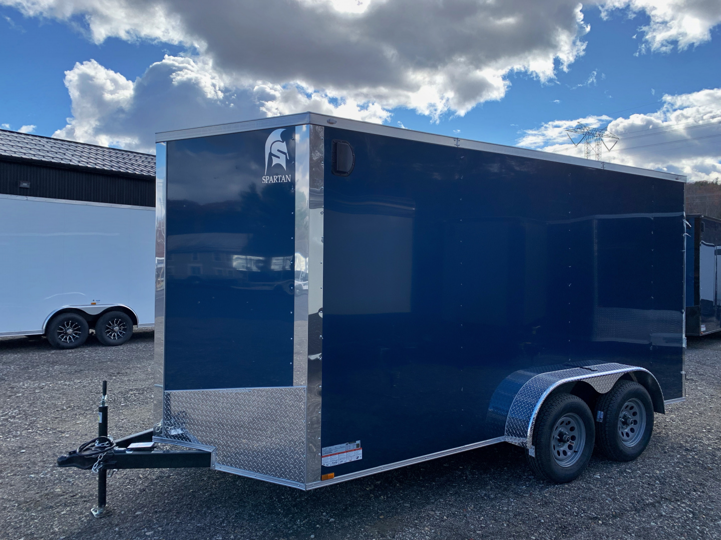 New 2026 Spartan 7X14 +2ft V-nose/ 7' interior height /Polycore Exterior - 7000GVW