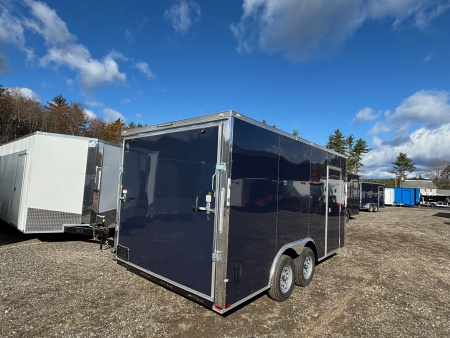 New 2026 SPARTAN 8.5X16 + 2ft V nose/ 7' Int Height/ 16" OC Construction / Ext Tongue/ Polycore - 7000GVW