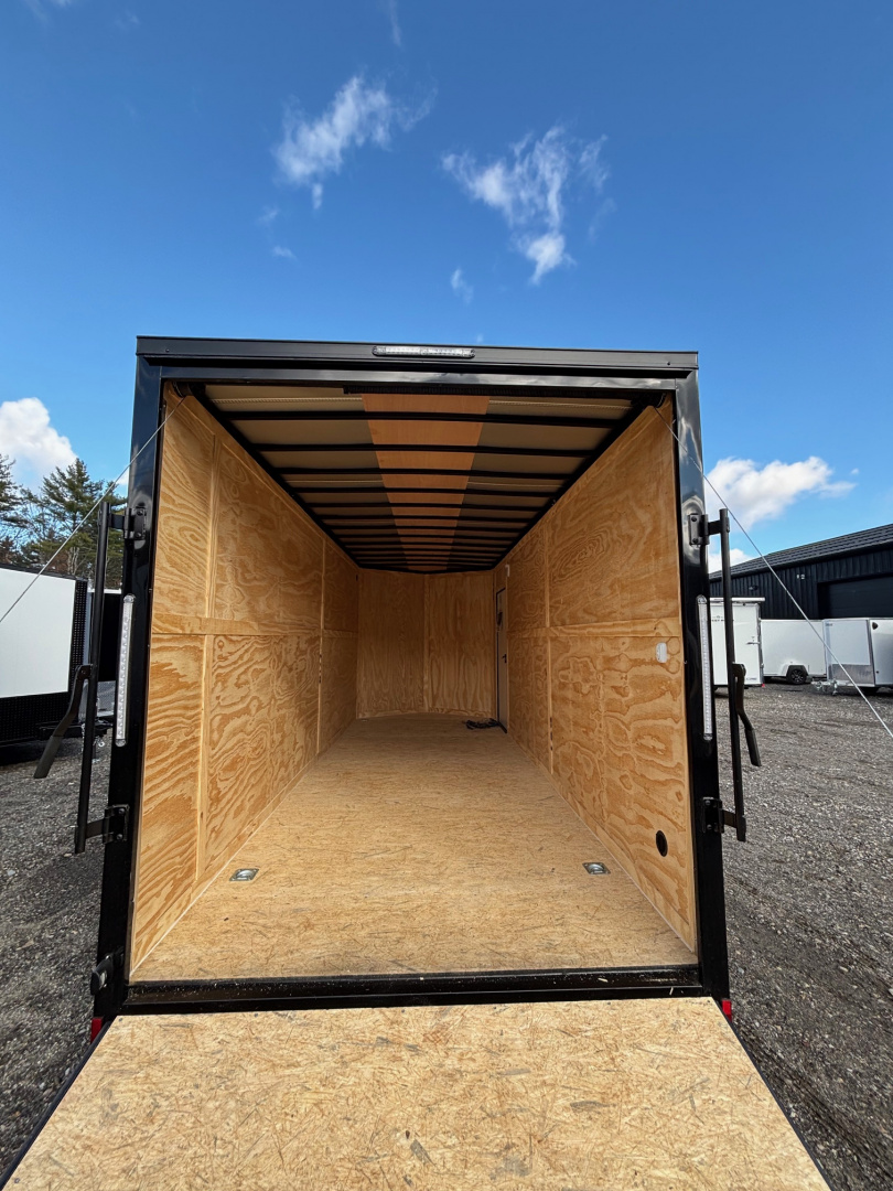 New 2026 SPARTAN 7X18 + 2ft V nose/ 7'6 Int Height/ .080 Polycore Exterior/ Blackout Package- 7000GVW