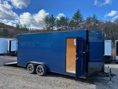 New 2026 SPARTAN 7X18 + 2ft V nose/ 7'6 Int Height/ .080 Polycore Exterior/ Blackout Package- 7000GVW