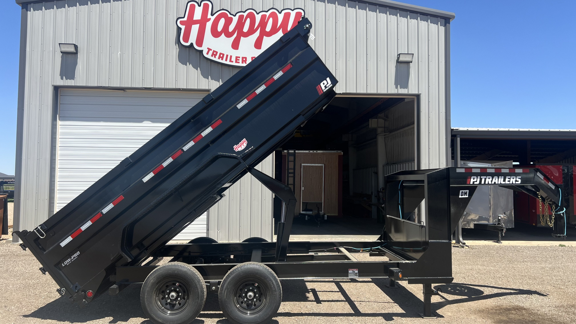 New 2026 PJ 83"x14' GN Tandem Axle Low Pro High Side Dump w/ 36" Sides – DM