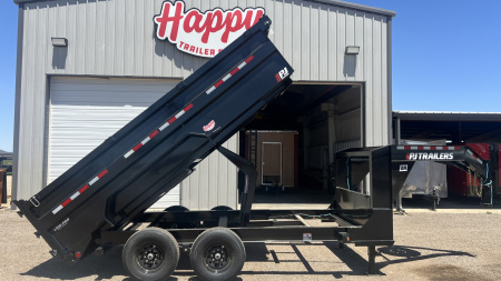 New 2026 PJ 83"x14' GN Tandem Axle Low Pro High Side Dump w/ 36" Sides – DM