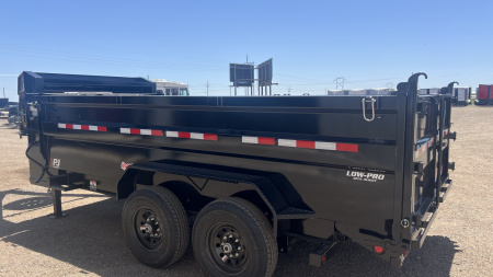 New 2026 PJ 83"x14' GN Tandem Axle Low Pro High Side Dump w/ 36" Sides – DM