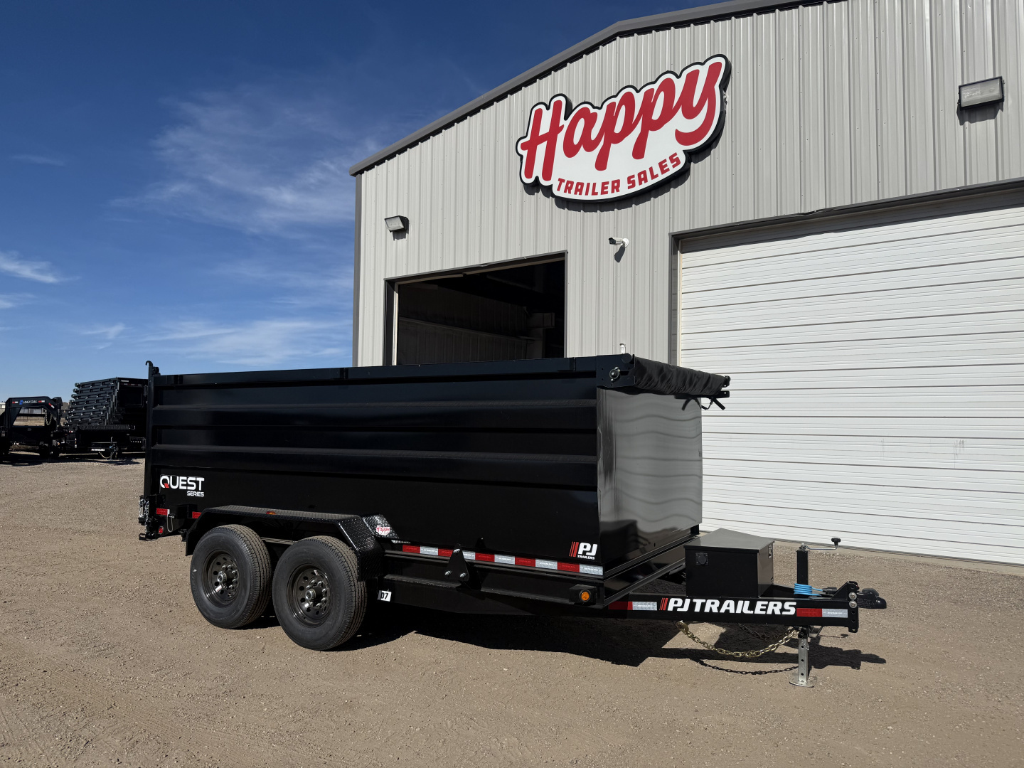 New 2026 PJ 83"x14' BP Tandem Axle Dump w/ 48" Sides – D7