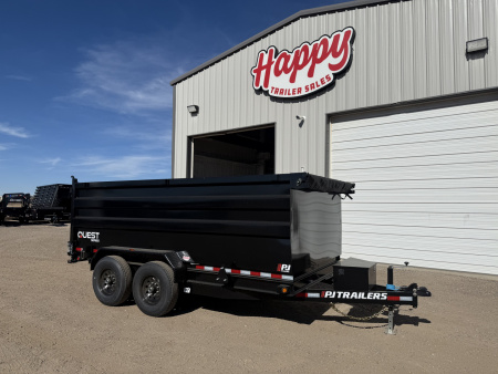 New 2026 PJ 83"x14' BP Tandem Axle Dump w/ 48" Sides – D7