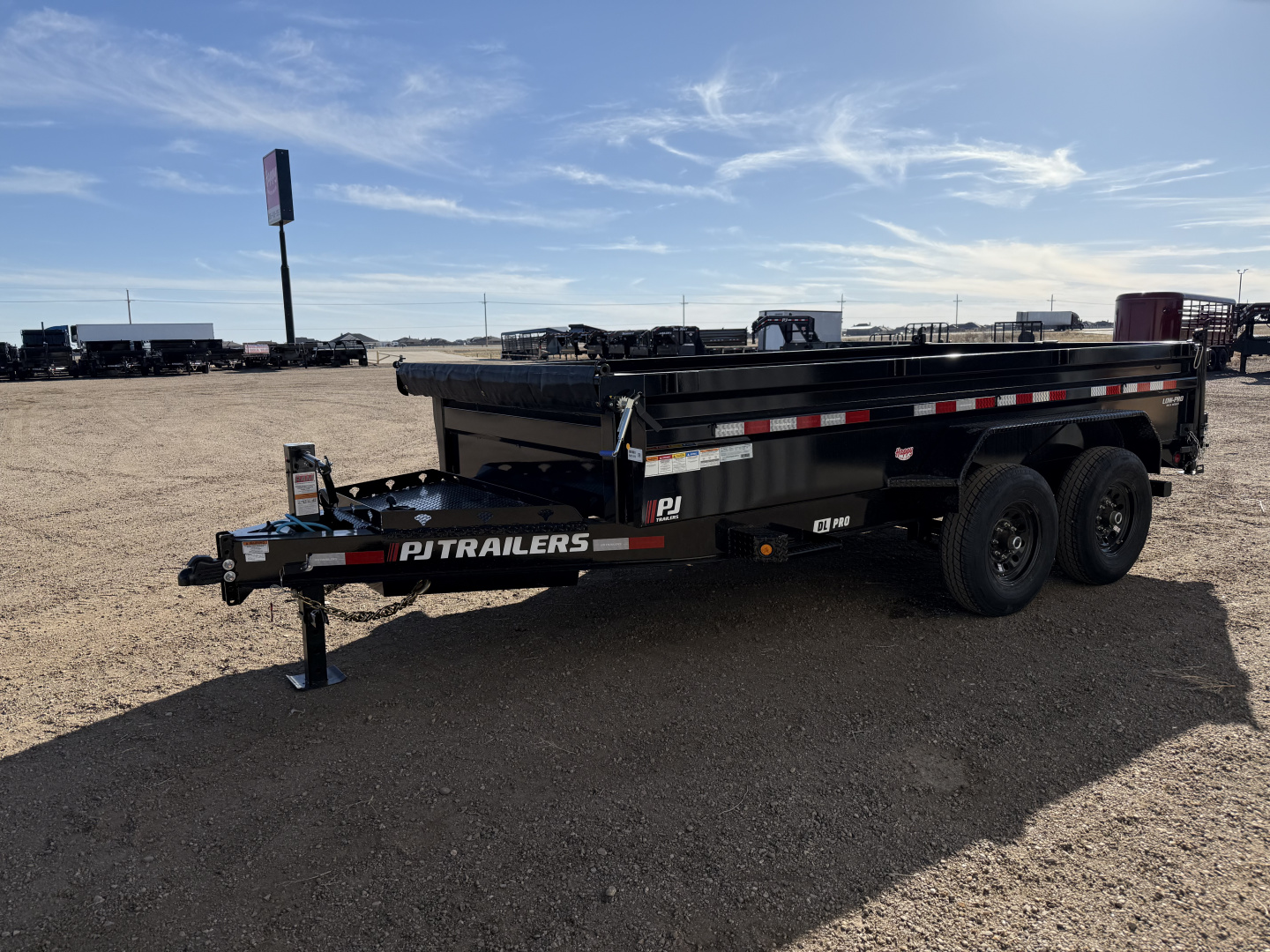 New 2026 PJ 83"x14' BP Tandem Axle Low Pro Dump w/ 24" Sides – DL