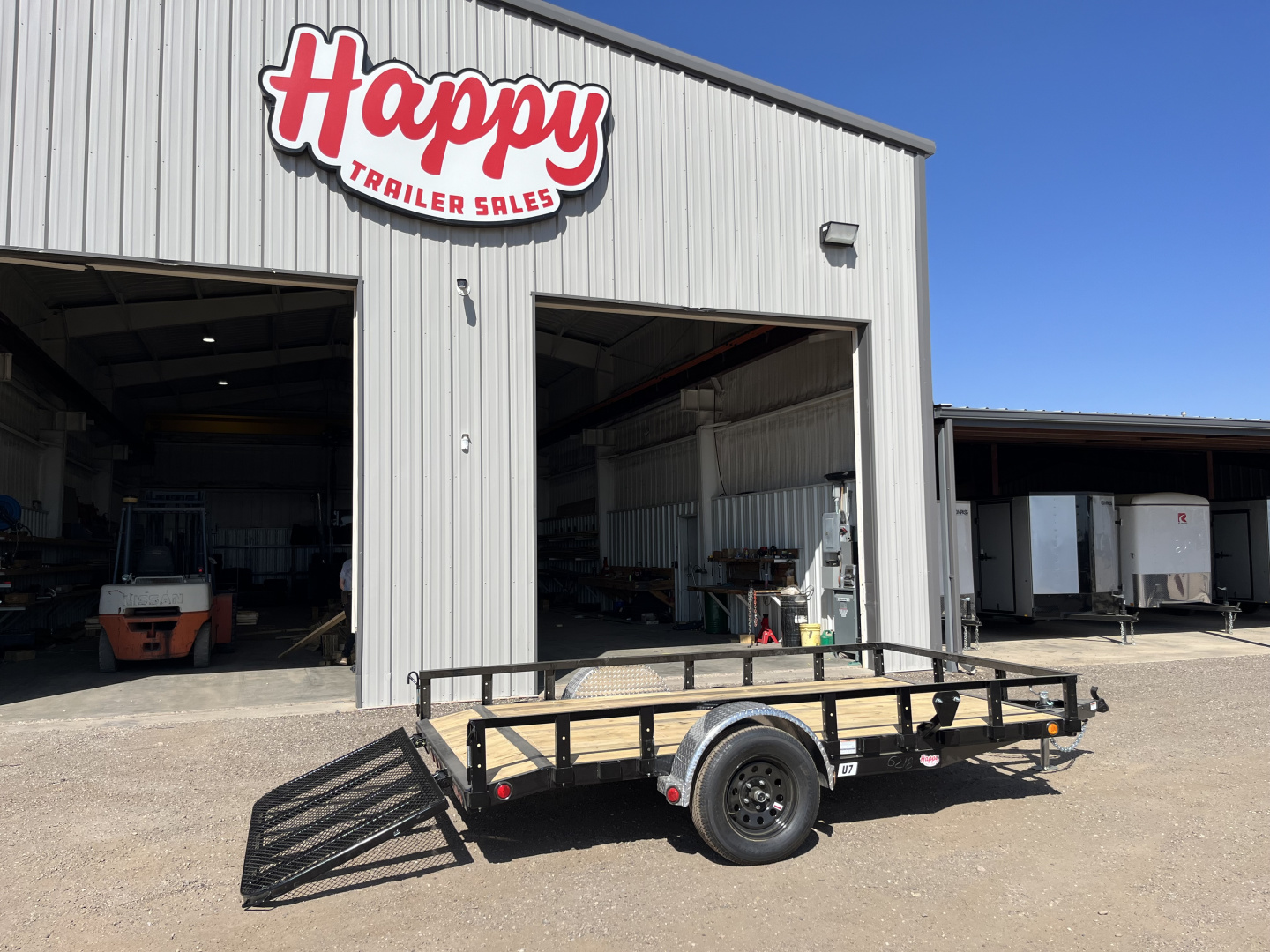 New 2026 PJ 77"x12' Single Axle Utility Trailer - U7