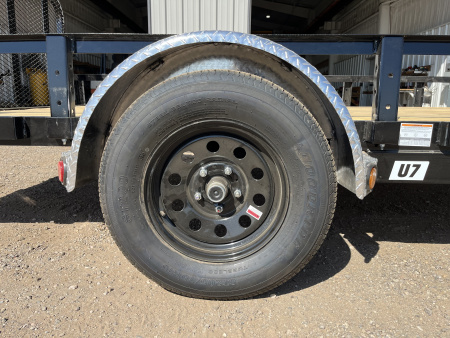 New 2026 PJ 77"x12' Single Axle Utility Trailer - U7