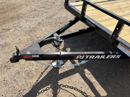 New 2026 PJ 77"x12' Single Axle Utility Trailer - U7