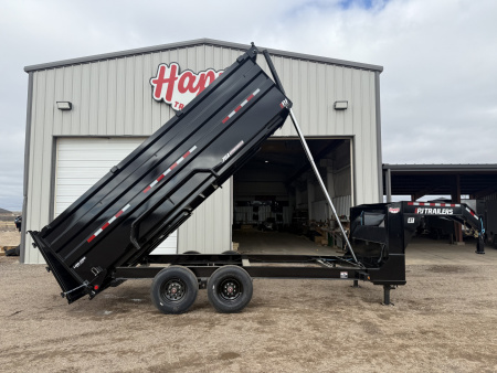 2026 PJ 83"x16' GN Tandem Axle Low Pro Telescopic Dump w/ 48" Sides - DT