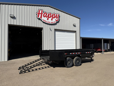 New 2026 PJ 83"x16' BP Tandem Axle Low Pro Dump w/ 24" Sides – DL