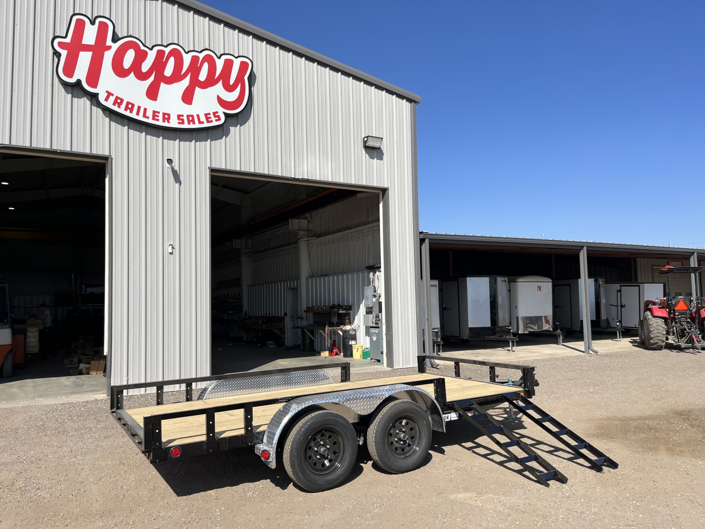 New 2026 PJ 77"x14' Tandem Axle Utility Trailer - UK