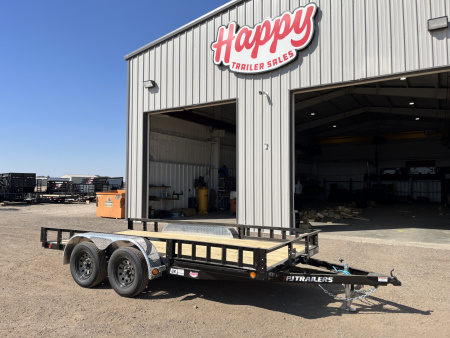 New 2026 PJ 77 x14' Tandem Axle Utility Trailer - UK