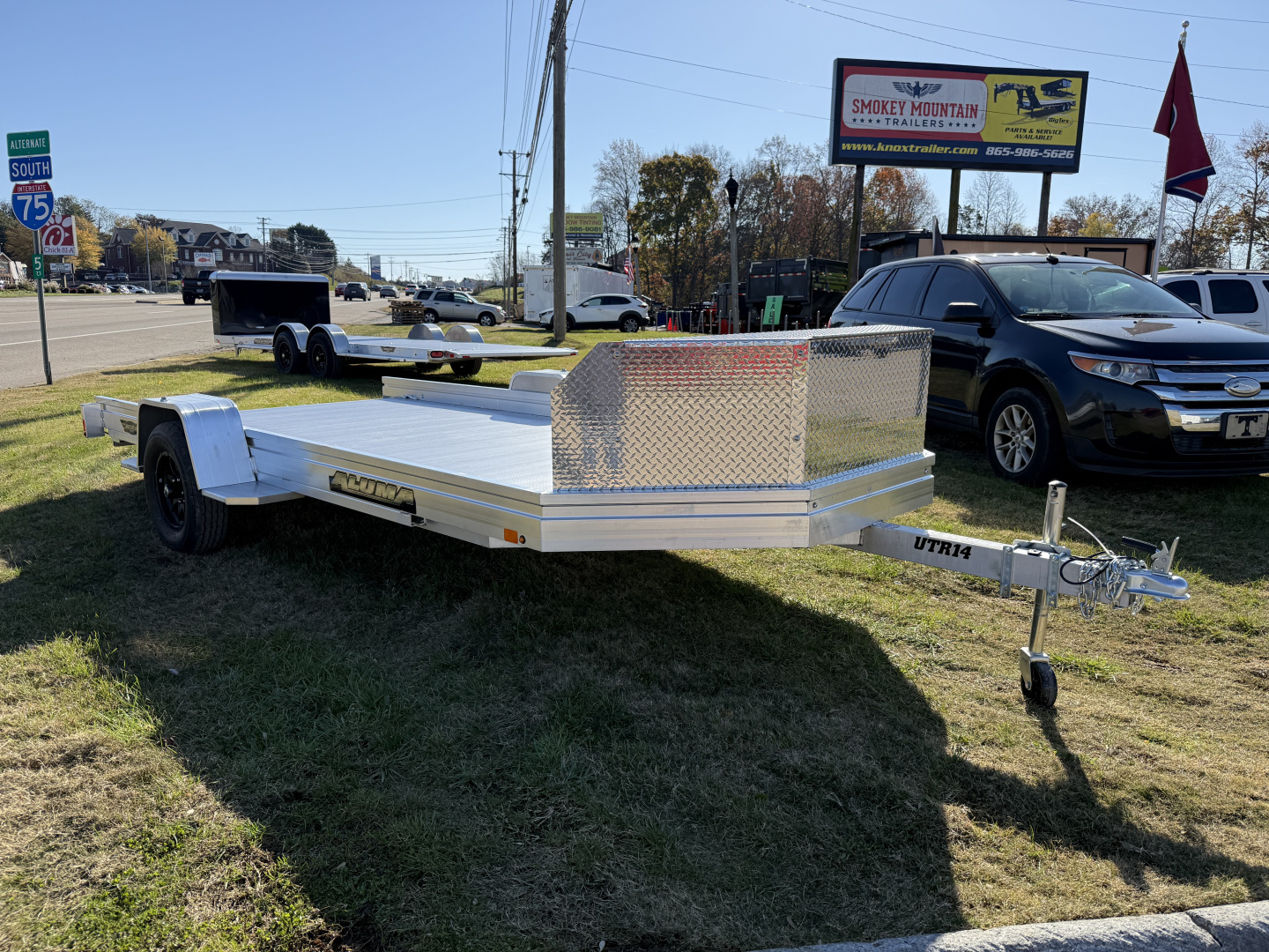 New 2026 Aluma UTR14S-R Utility Trailer