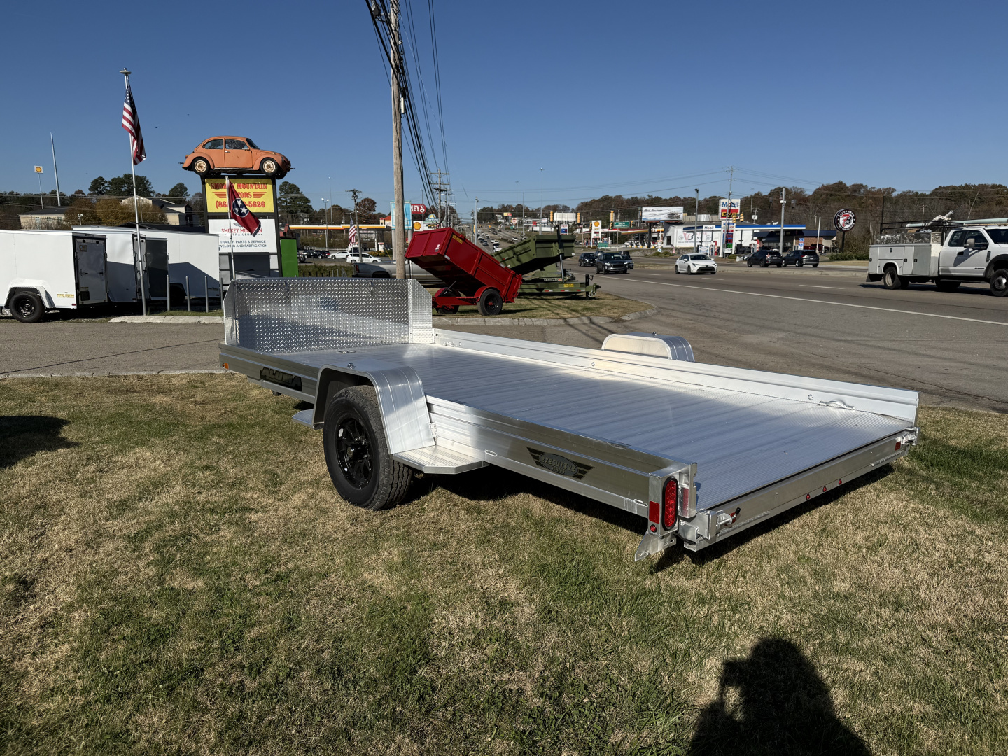 New 2026 Aluma UTR14S-R Utility Trailer
