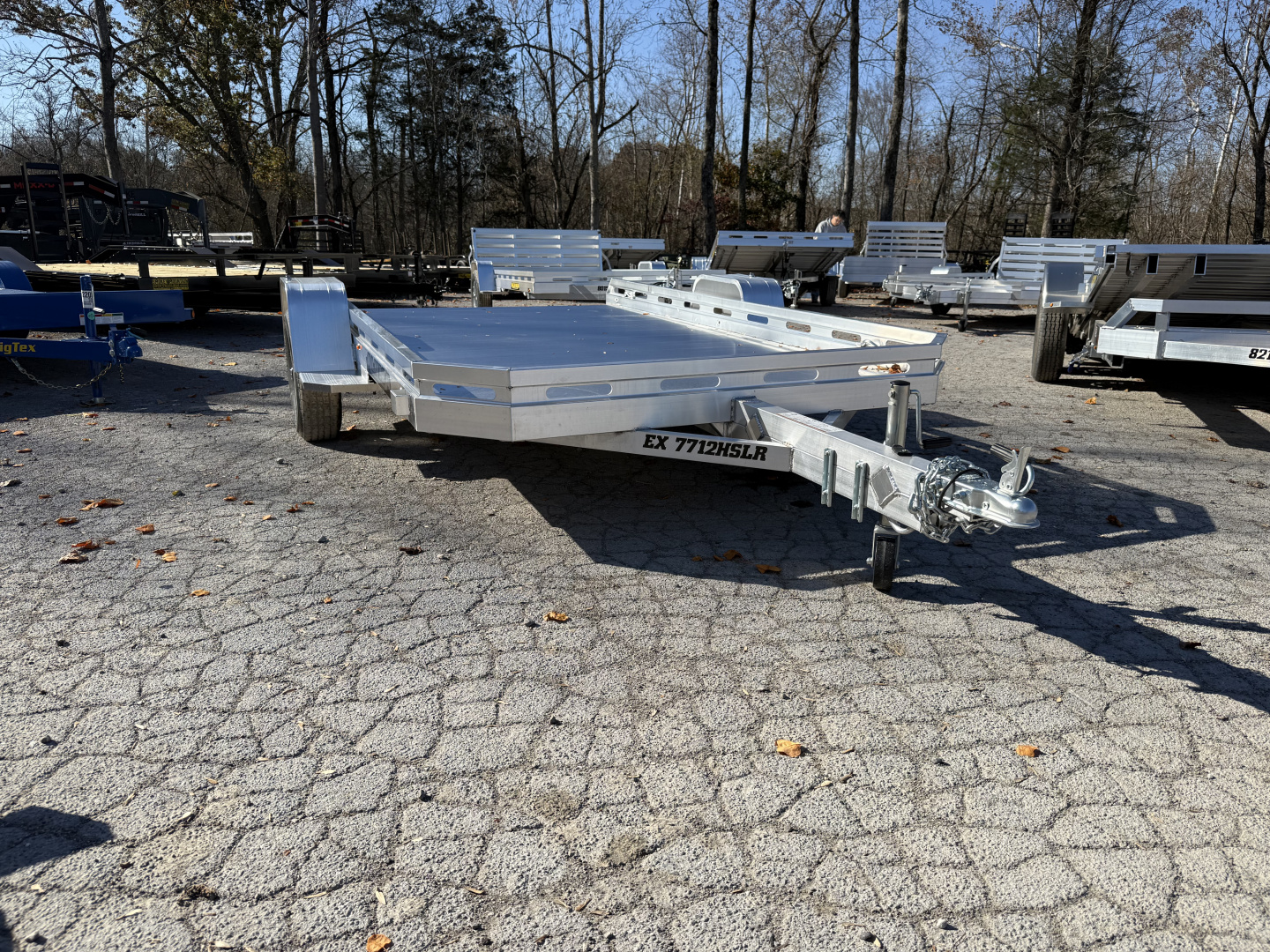 New 2026 Aluma EX7712HSLR-S-R Utility Trailer