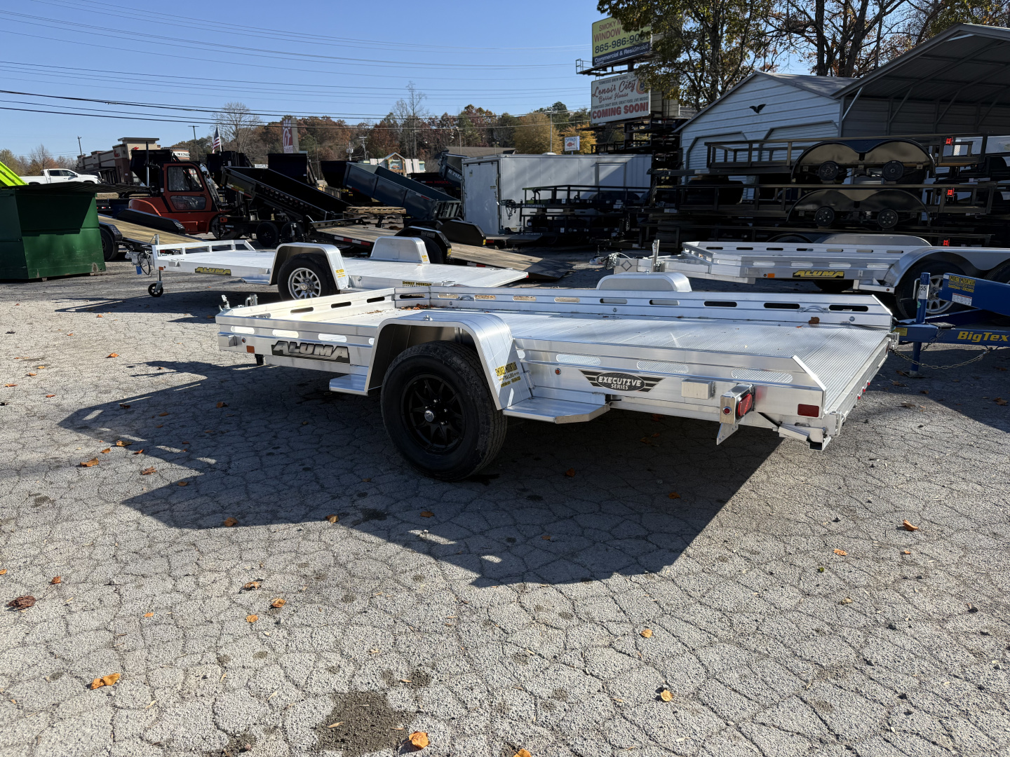 New 2026 Aluma EX7712HSLR-S-R Utility Trailer