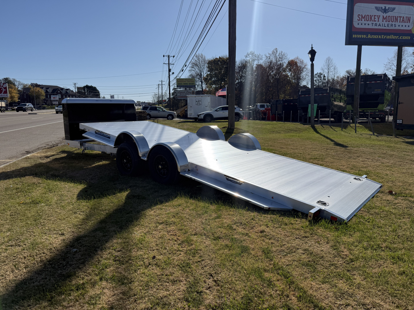 New 2026 Aluma 8220H-XL-TILT-TA-RDT Car Hauler