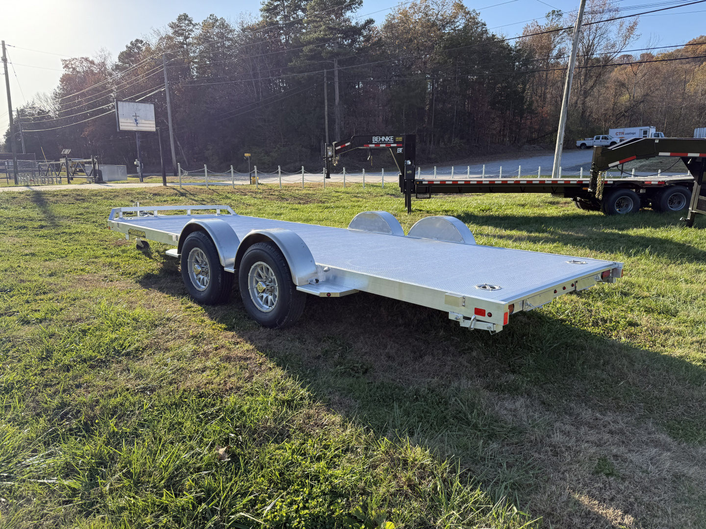 New 2026 Aluma 8220H-TA-EL-R-RTD W/SPARE Car Hauler