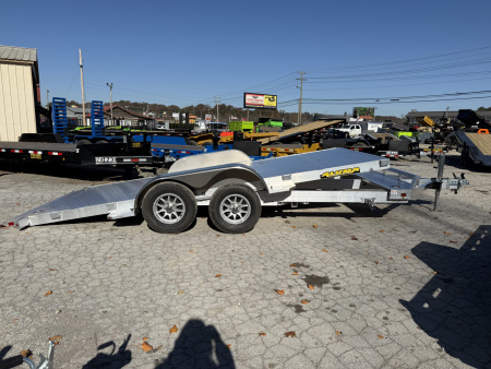 New 2026 Aluma 8216 TILT-TA-EL-RTD Car Hauler