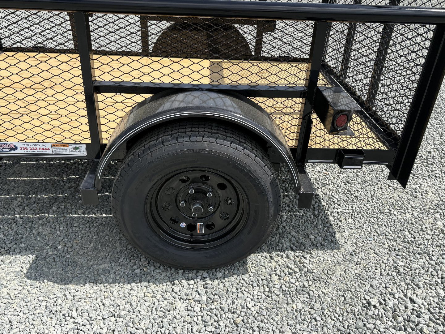 New 2025 TEXAS BRAGG TRAILERS 5X8P w/2ft Expanded Sides & Tailgate Utility Trailer