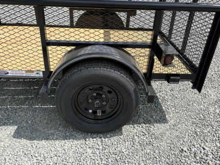 New 2025 TEXAS BRAGG TRAILERS 5X8P w/2ft Expanded Sides & Tailgate Utility Trailer