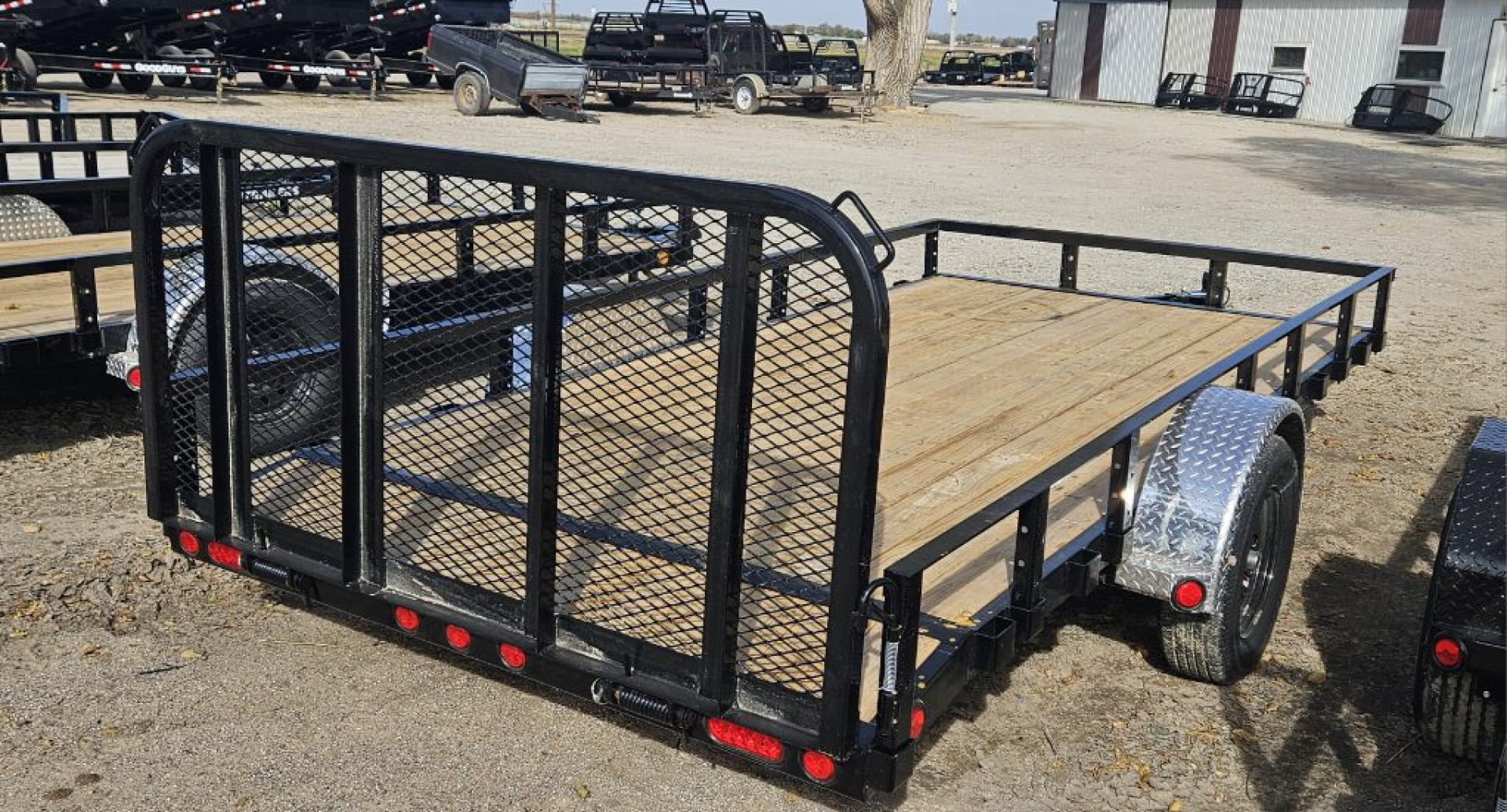 New 2026 PJ TRAILERS 14' x 77 in. Single Axle Channel (U7) Utility Trailer