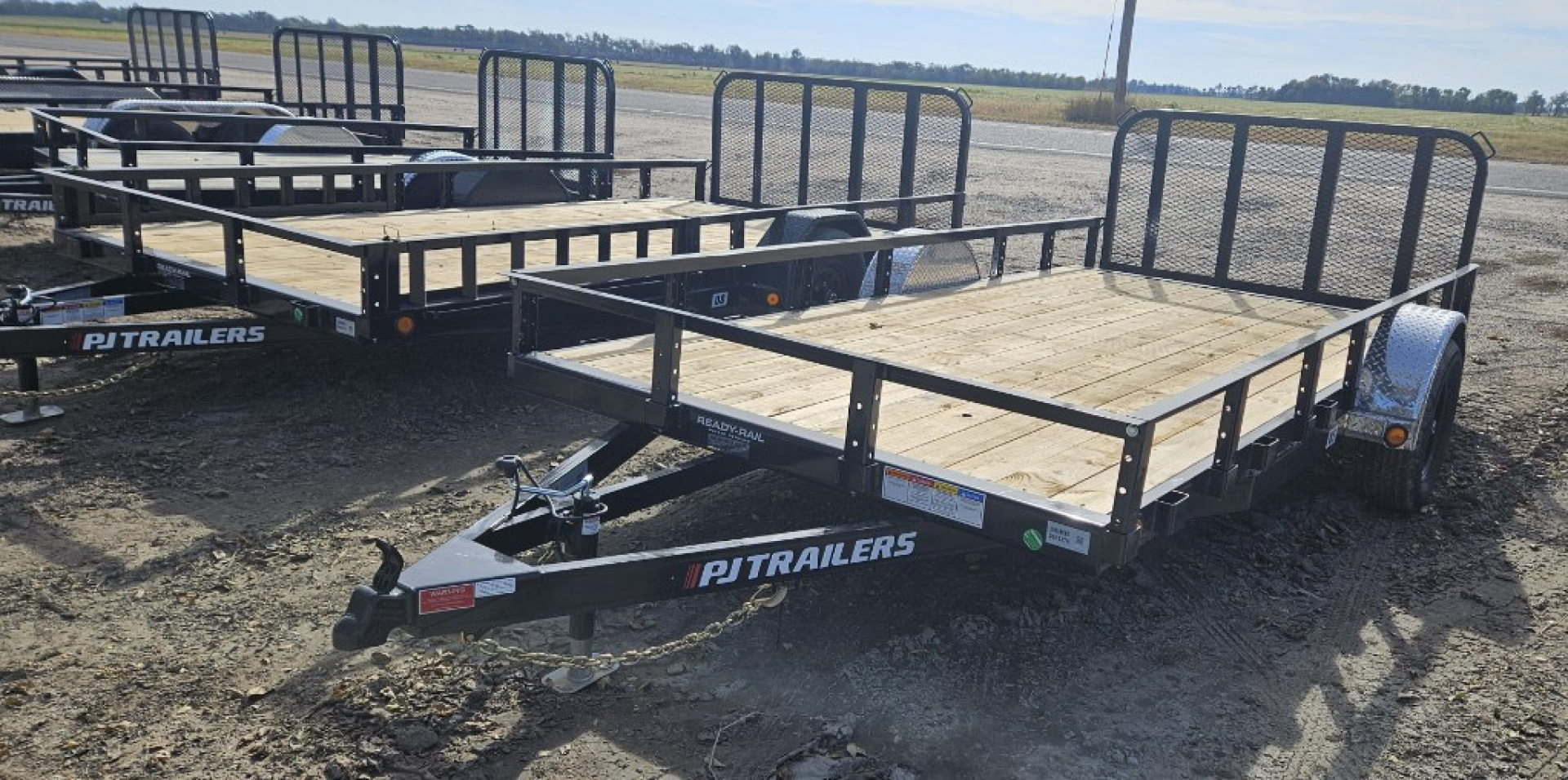 New 2026 PJ TRAILERS 14' x 77 in. Single Axle Channel (U7) Utility Trailer