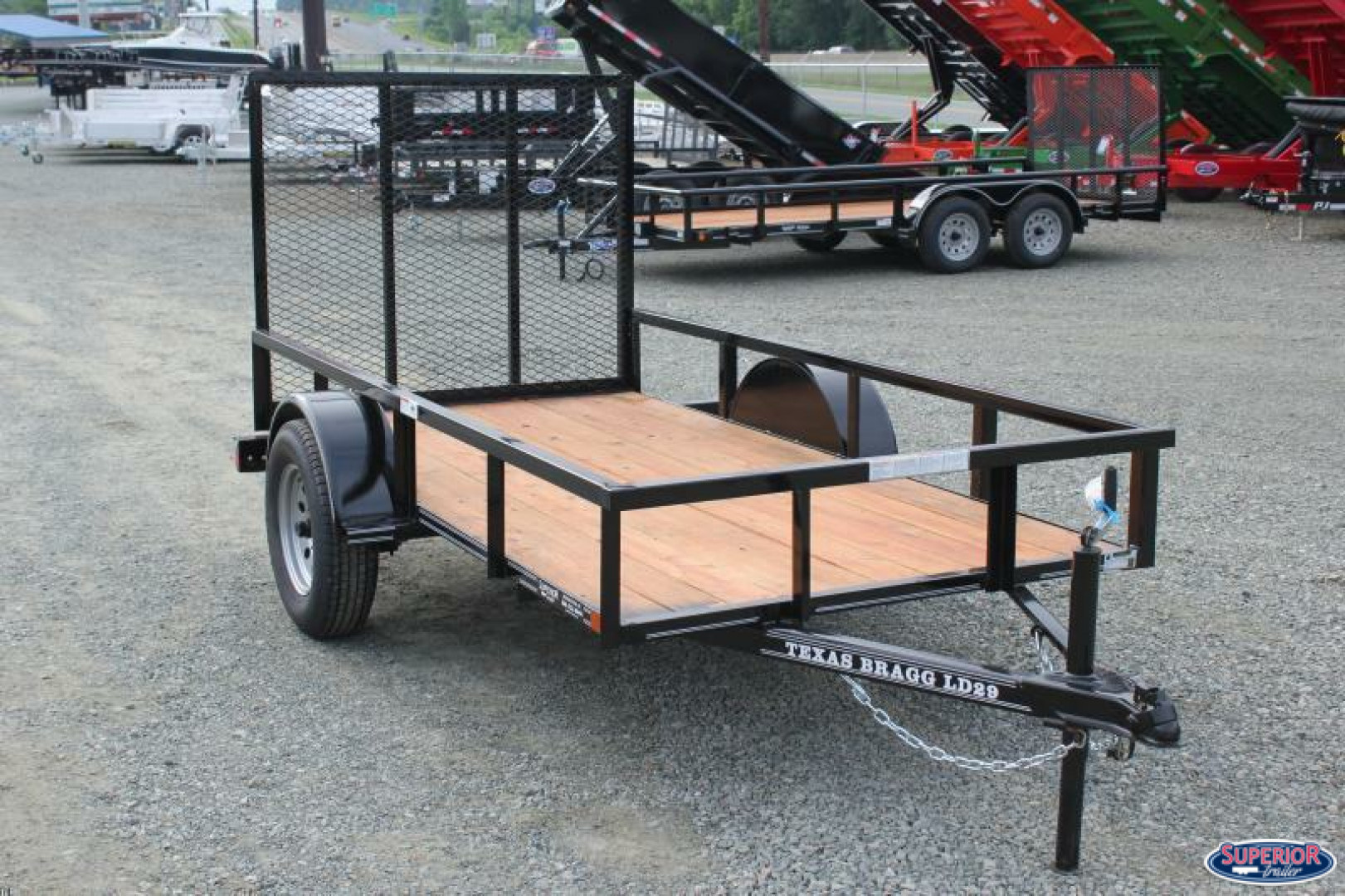 New 2025 TEXAS BRAGG TRAILERS 5x10LD w/ Gate Utility Trailer