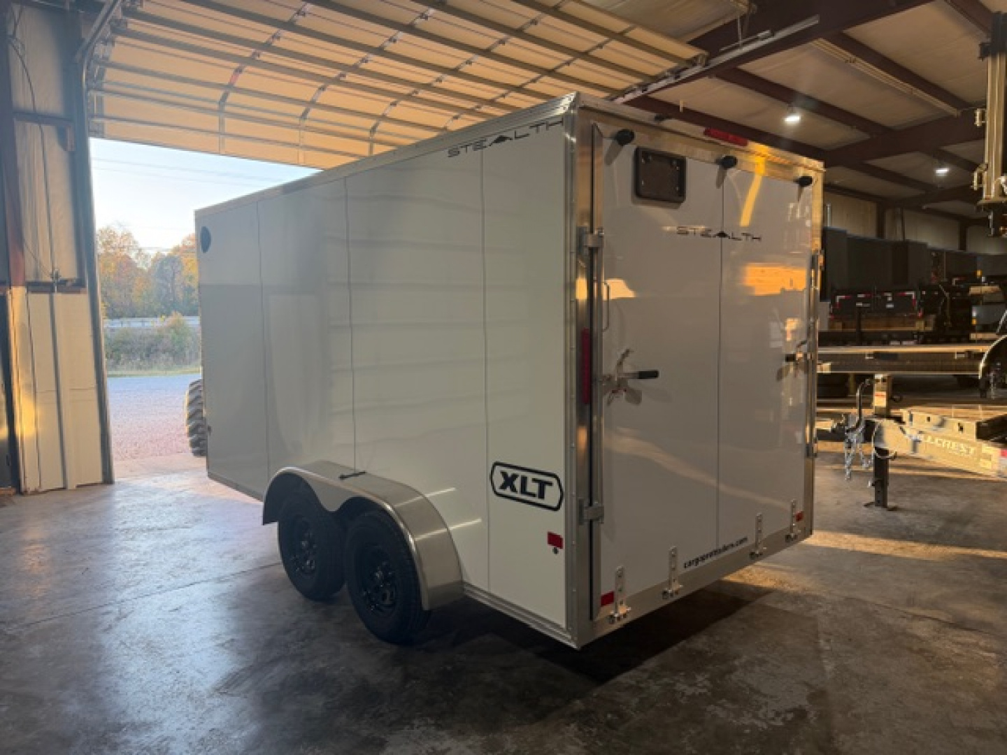 New 2026 ALCOM Stealth Aluminum 7x14 7k Cargo / Enclosed Trailer