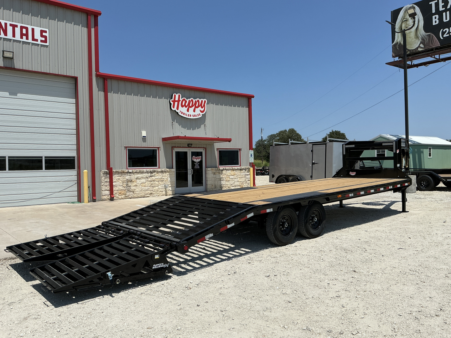 New 2026 PJ 102”x25’ Quest Gooseneck Flatbed w/ Singles – LQ