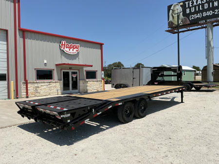 New 2026 PJ 102”x25’ Quest Gooseneck Flatbed w/ Singles – LQ