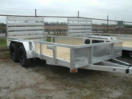 New 2026 Quality Steel and Aluminum 80 x 12' TA7K Utility Trailer