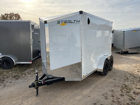 New 2026 Stealth Trailers 6X12 7K W/RAMP DOOR POLY COR Cargo / Enclosed Trailer