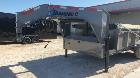 New 2026 Diamond C 82"x14' GN HD Low Profile Telescopic Dump w/ 32" Sides - LPT-GN207 Pacesetter Edition