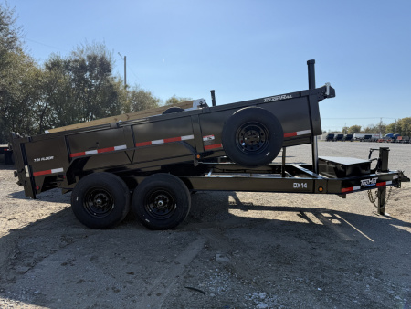 New 2026 Top Hat Trailers DX14-14x83 Telescopic Lift Dump Trailer