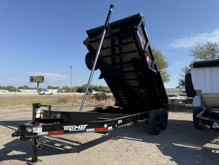 New 2026 Top Hat Trailers DX14-14x83 Telescopic Lift Dump Trailer